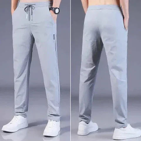 Pack of 3 Best-Offer 🤩 Premium-Quality High-Stretch Lycra Pants (Black, Grey And Dark Blue)