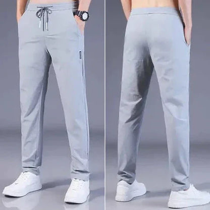 Pack of 3 Best-Offer 🤩 Premium-Quality High-Stretch Lycra Pants (Black, Grey And Dark Blue)