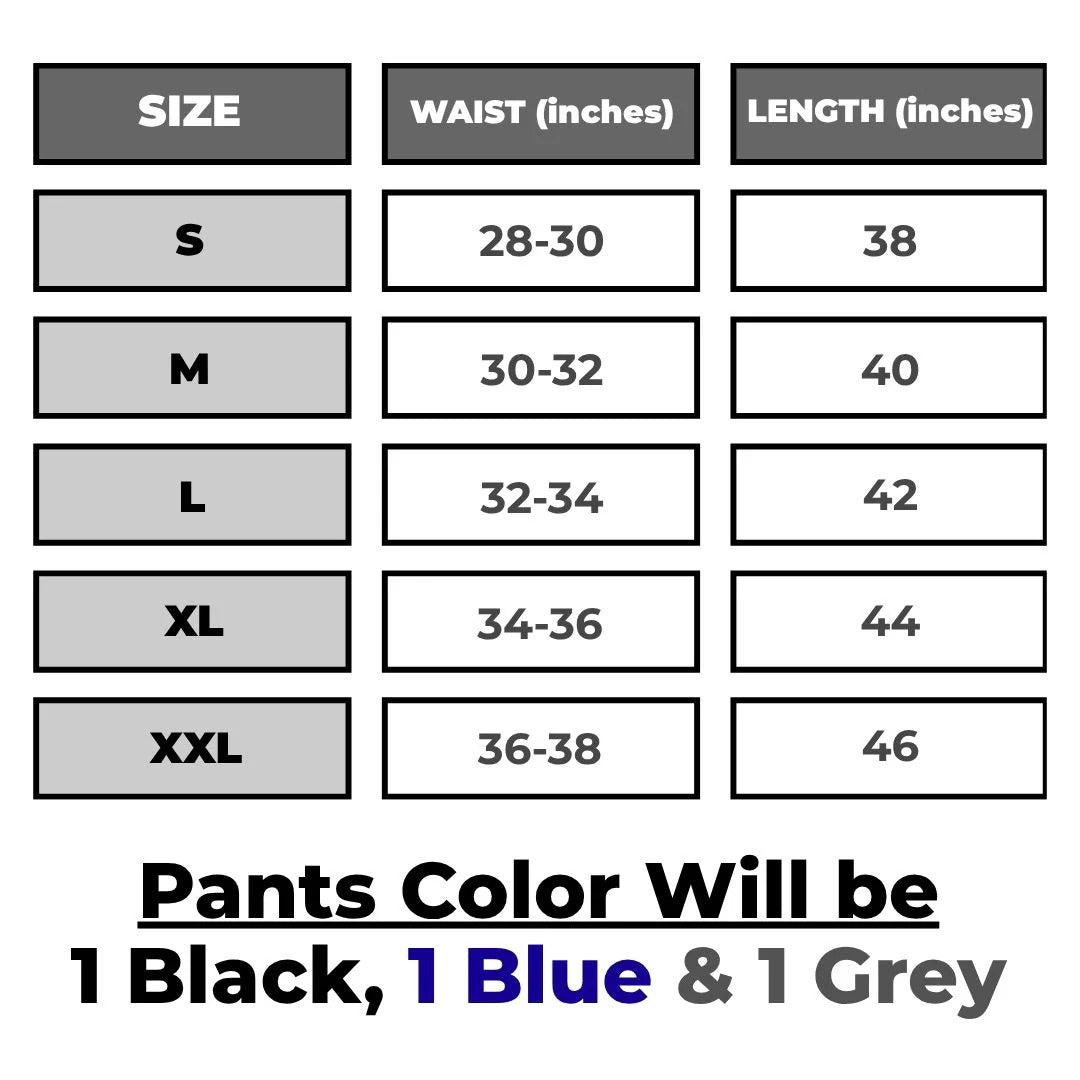Pack of 3 Best-Offer 🤩 Premium-Quality High-Stretch Lycra Pants (Black, Grey And Dark Blue)