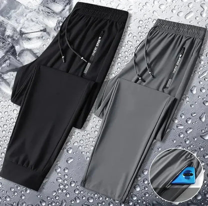 Pack of 3 Best-Offer 🤩 Premium-Quality High-Stretch Lycra Pants (Black, Grey And Dark Blue)